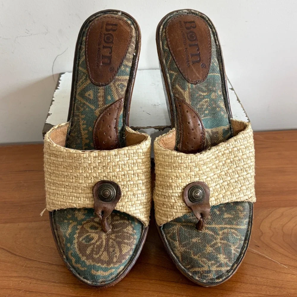 Born wedge sandals